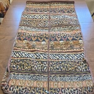 Vintage Animal Print Garment Bag Multicolor Storage Travel Suits‎ Dresses Large